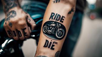 Die tiefgründige Bedeutung des 'Ride or Die' Tattoos für Freundschaft und Loyalität