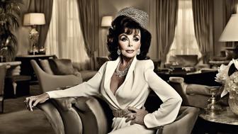 Joan Collins Vermögen: Die erstaunliche finanzielle Reise der TV-Ikone